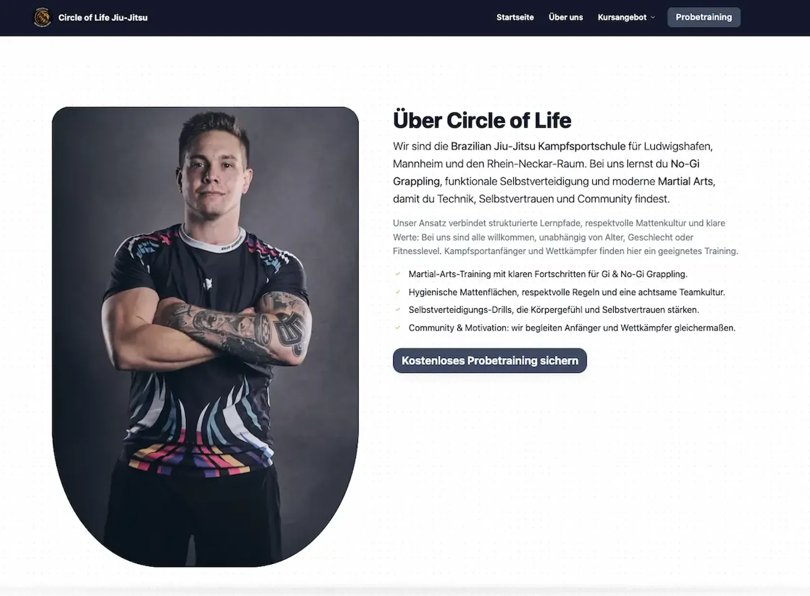 Circle of Life BJJ Screenshot