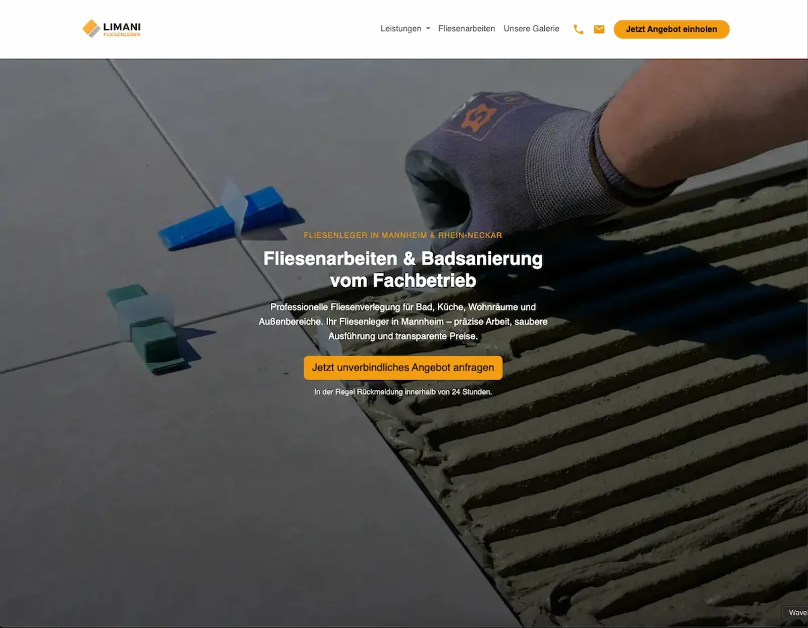 Limani Fliesenleger Screenshot