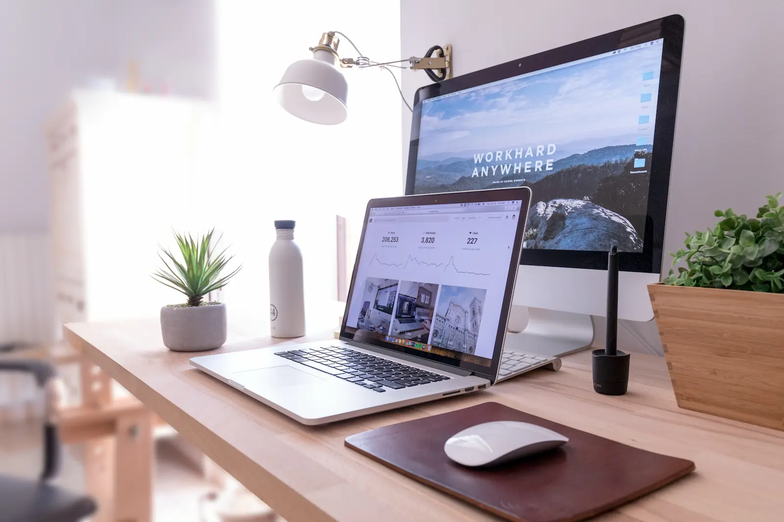 Modernes Webdesign Workspace